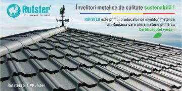 RUFSTER – Primul producător de țiglă metalică din România care folosește materie primă cu certificat verde XCarb® de la ArcelorMittal